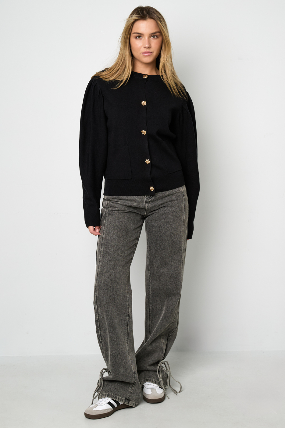 Cardigan Tricoté Viscose Femme Automne/Hiver Décontracté Couleur Unie Image5
