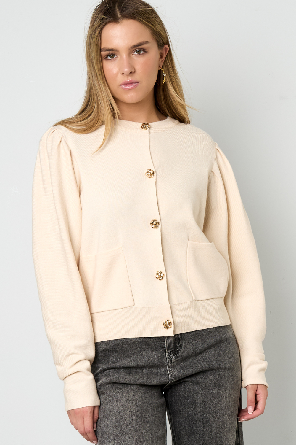 Cardigan Tricoté Viscose Femme Automne/Hiver Décontracté Couleur Unie Image11