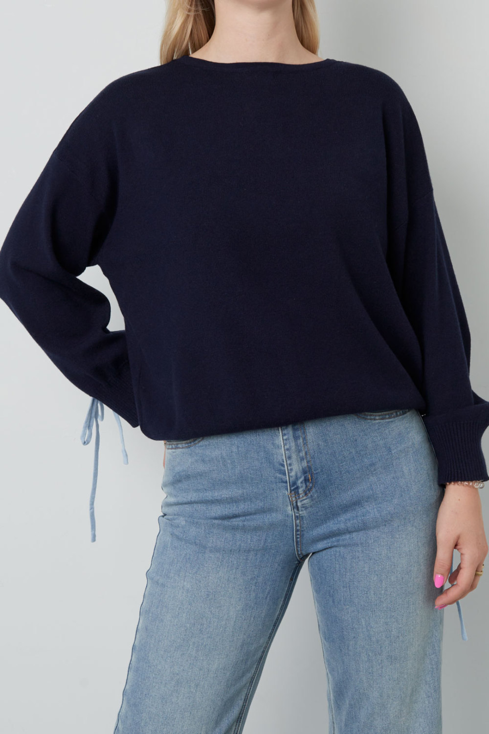 Pull Femme En Viscose Tricoté Style Décontracté Contraste De Couleurs h5Image7