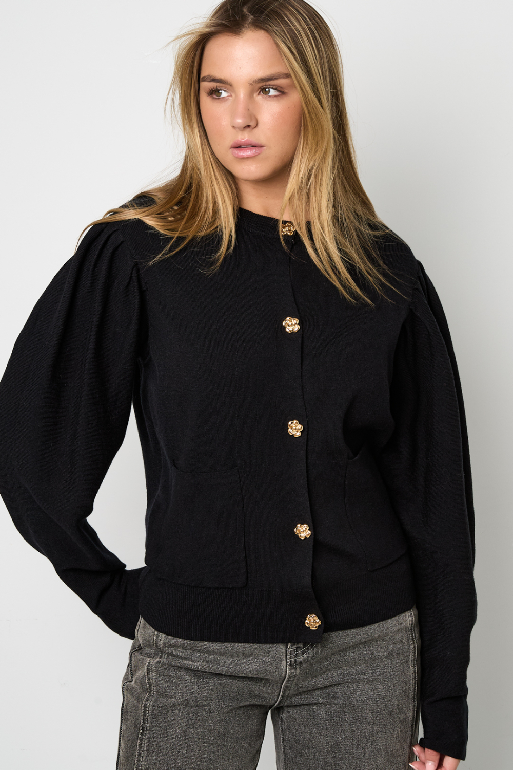 Cardigan Tricoté Viscose Femme Automne/Hiver Décontracté Couleur Unie Image4