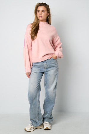 Pull Tricoté Fibre De Polyester Femme Casual Lettres h5 Image9