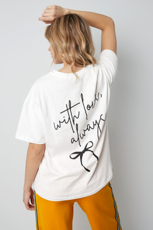 T-Shirt Avec Amour Toujours h5 Image3