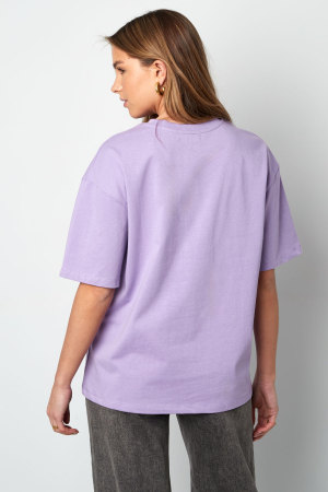 Coton T-Shirt Femme Oversized Imprimé Papillon h5 Image5