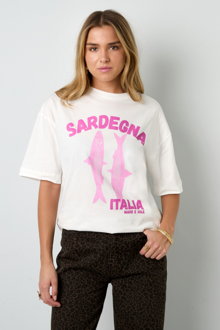 Coton Tricoté T-shirt Femme Casual Imprimé Animal