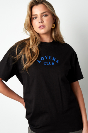 Cotton T-Shirt Femme Casual Letters h5 Image7