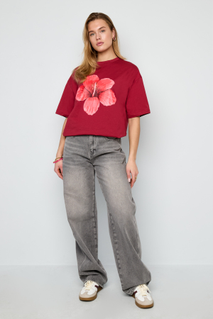 T-Shirt À Fleurs Tropicales h5 Image10