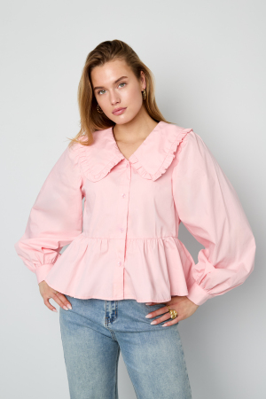 Chemisiers Et Chemises En Coton Uni, Vêtements Décontractés Printemps/Été h5 Image4