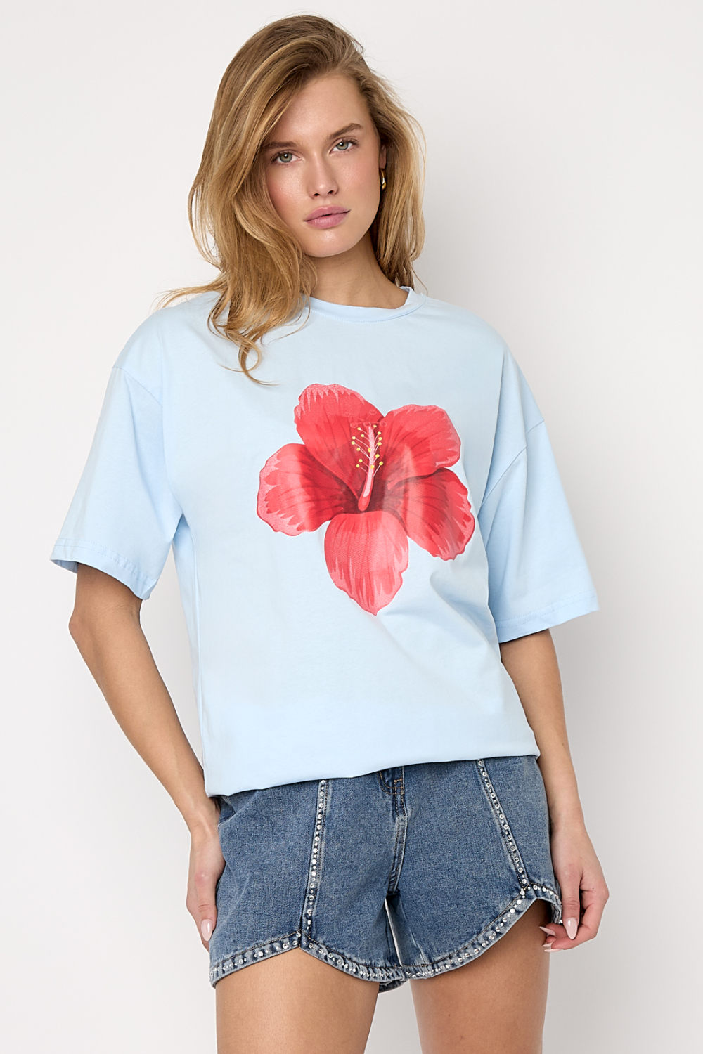 T-Shirt À Fleurs Tropicales Image4