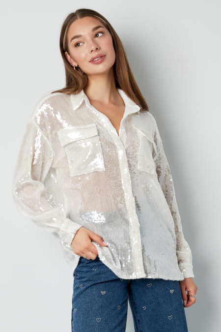 Blouse Femme en Fibre de Polyester Tissée Élégante Couleur Unie Printemps/Été