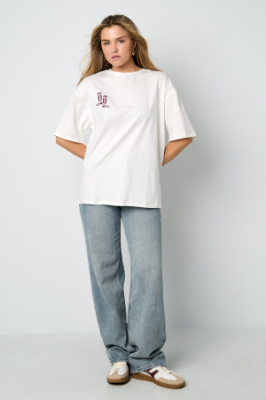 Cotton Knitted T-Shirt Femme Casual Cartoon h5 Image11