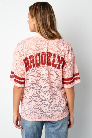Woven Polyester Fiber T-Shirt Femme Sporty Color Clash h5 Image12