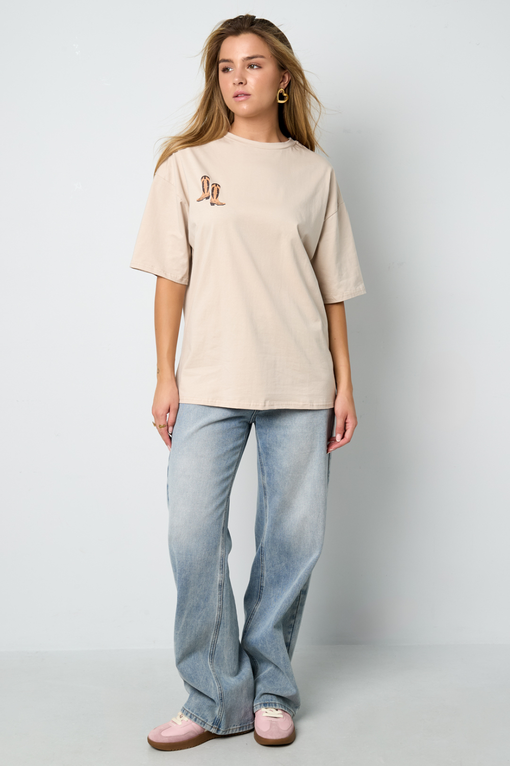 Cotton Knitted T-Shirt Femme Casual Cartoon h5Image8