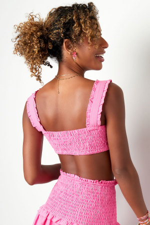 Crop Top Découpé - Blanc M h5 Image7
