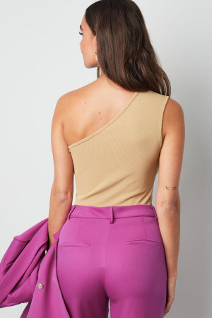 Top Asymétrique - Beige - S h5 Image6