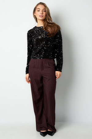 Top À Manches Longues En Polyester Court Avec Détail De Nœud h5 Image9