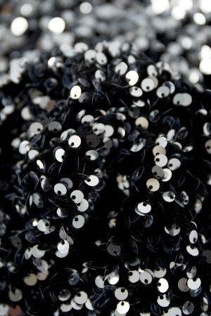 Polyester Paillettes Femme Top À Une Épaule Sans Manches Effet Brillant h5 Image5