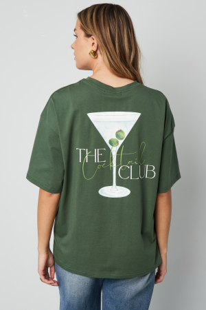 Coton Tricoté T-Shirt Femme Casual Lettres h5 Image9