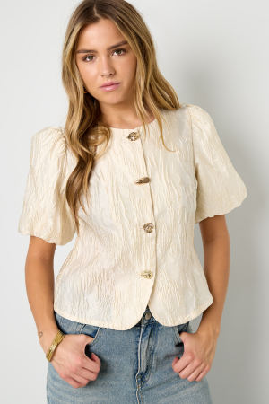 Tissu Polyester Fibre Femmes Tops Manches Courtes Élégant Couleur Unie Printemps/Été h5 Image7