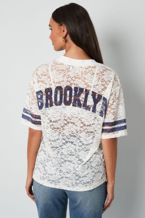 Woven Polyester Fiber T-Shirt Femme Sporty Color Clash h5 Image14