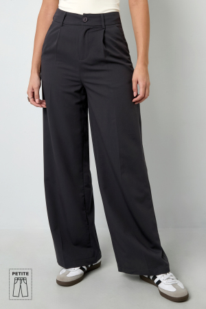 Tissu Polyester Fibre Femme Pantalon Droit Casual Automne/Hiver h5 Image5