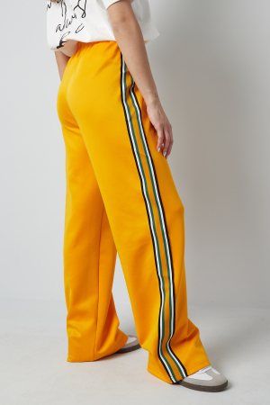 Pantalon Droit Femme Tissé Sportif Couleur Unie h5 Image3