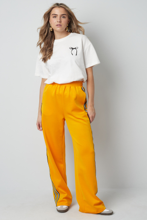 Pantalon Droit Femme Tissé Sportif Couleur Unie h5 Image9