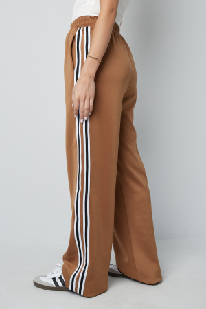Pantalon Droit Femme Tissé Sportif Couleur Unie h5 Image7