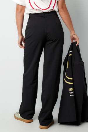 Pantalon Droit Femme Tissé Couleur Unie All Fit h5 Image10