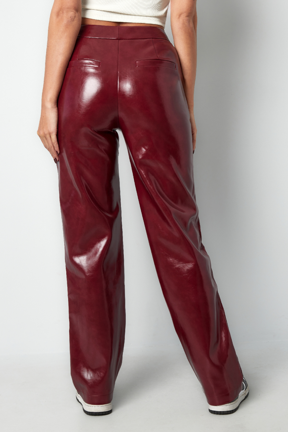Pantalon Pu Incontournable Tendance Image6