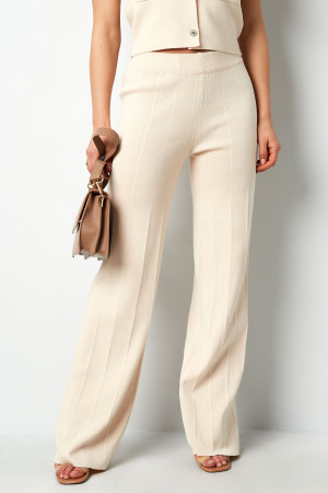 Viscose Femme Pantalon Large Confortable Couleur Unie h5 Image2