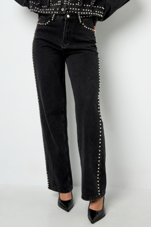 Tissu Coton Femmes Pantalon Droit Rue Couleur Unie h5 Image5