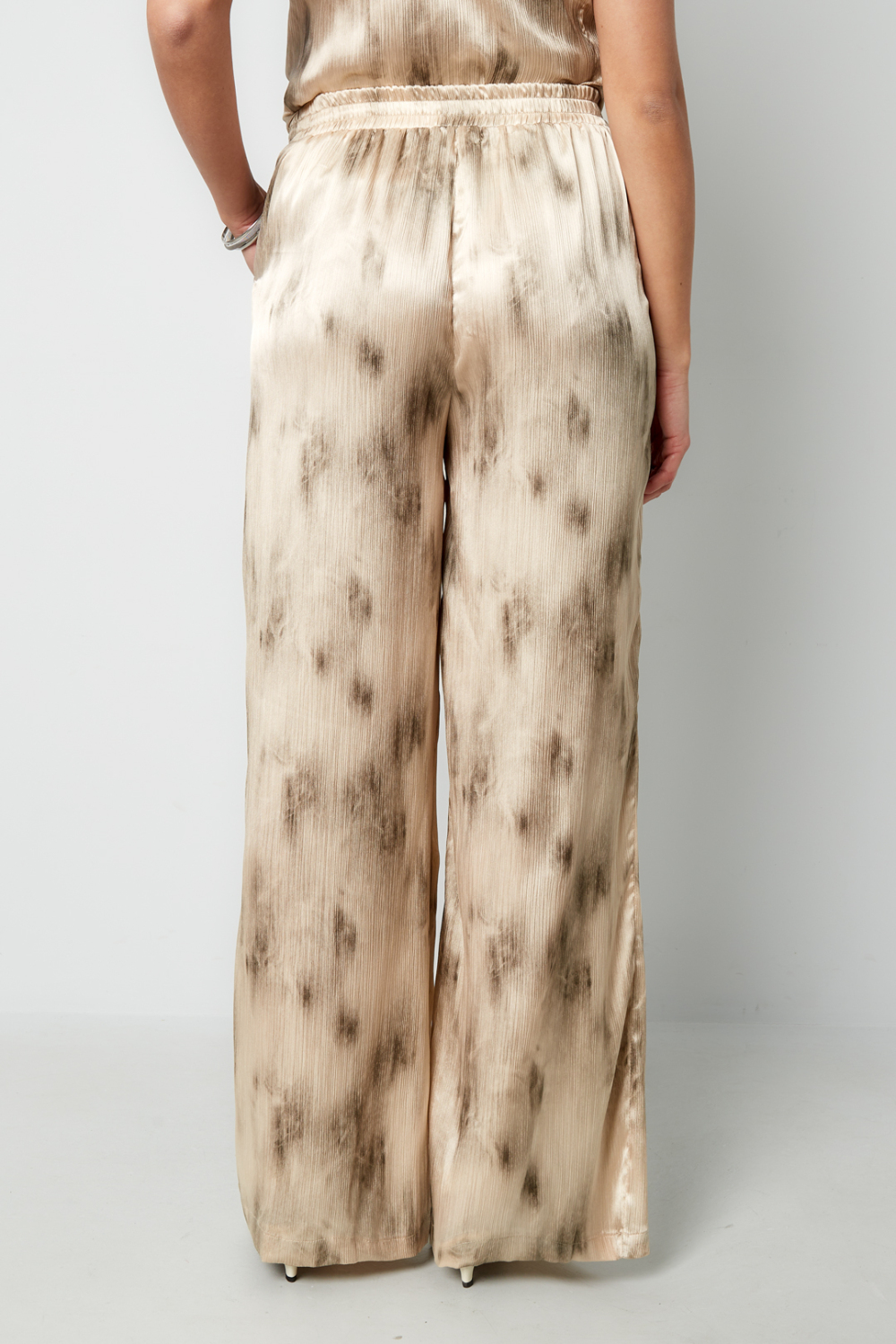 Pantalon Large Femme Tissé Casual Tie-Dye Printemps/Été h5Image7