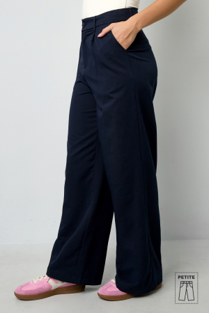 Tissu Polyester Fibre Femme Pantalon Droit Casual Automne/Hiver h5 Image10
