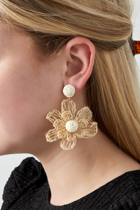 Boucles d'oreilles fleurs 2