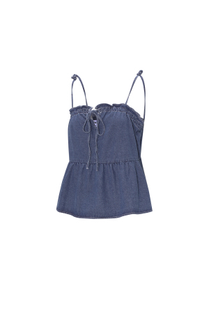 Coton Tissé Femme Haut Décontracté Printemps/Été Couleur Unie h5 Image2