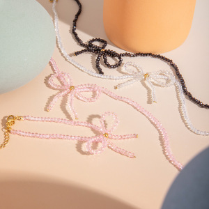 Boucles D'Oreilles En Forme De Nœud En Acier Inoxydable , Style Ins Transfrontalier Européen Et Américain, Accessoires De Luxe Légers Pour Femmes h5 Image3