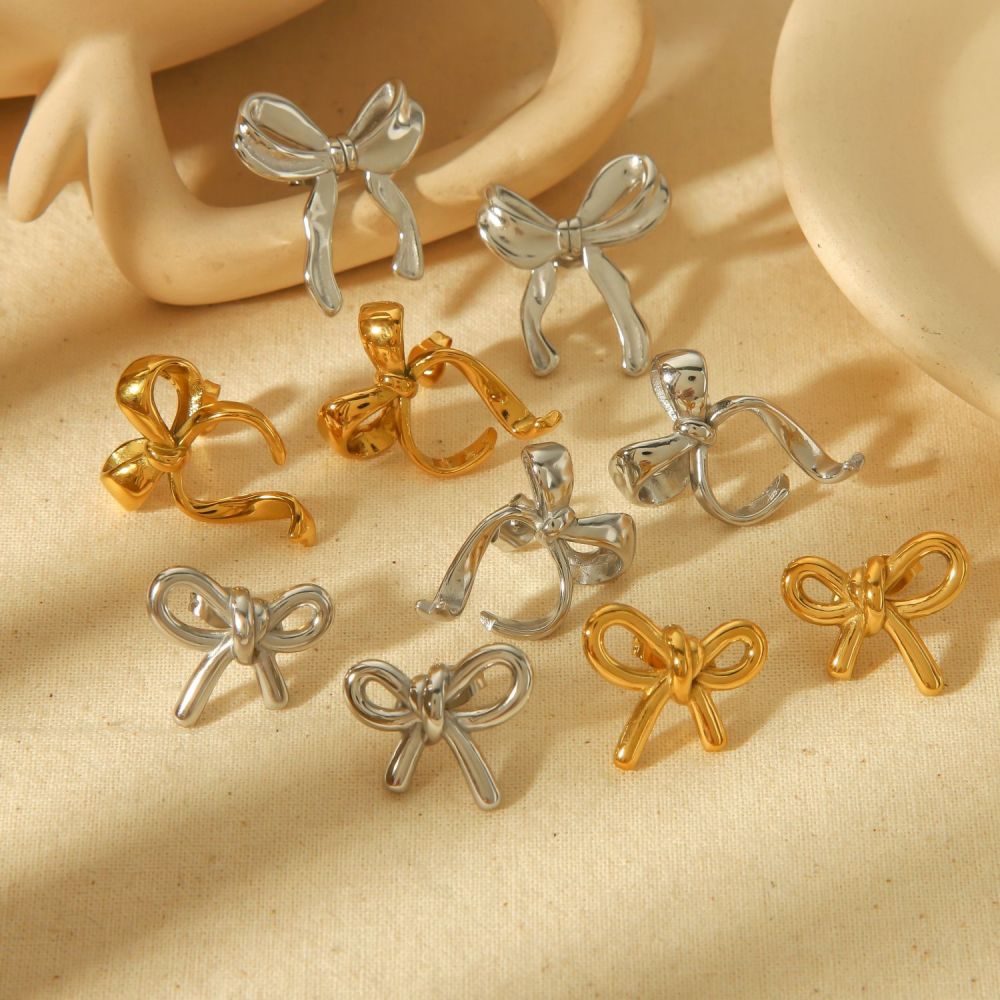1 Paire De Boucles D'Oreilles Géométriques Irrégulières En Acier Inoxydable Plaqué Or , Créatives Et À La Mode, Pour Femmes, À Porter Au Quotidien Image3