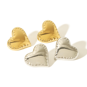 1 Paire De Boucles D'Oreilles Géométriques Classiques En Acier Inoxydable Plaqué Or  À La Mode Pour Bijoux Pour Femmes À Porter Au Quotidien Boucles D'Oreilles À Tige Pour Femmes h5 Image5