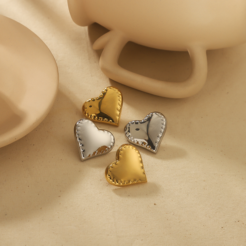 1 Paire De Boucles D'Oreilles Géométriques Classiques En Acier Inoxydable Plaqué Or À La Mode Pour Bijoux Pour Femmes À Porter Au Quotidien Boucles D'Oreilles À Tige Pour Femmes Image4