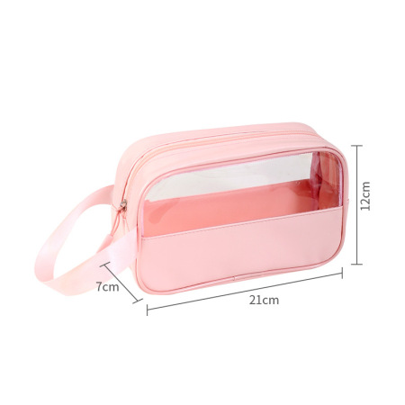 1 Paire De Sacs Simples En Pvc De Couleur Unie Pour Femmes 2