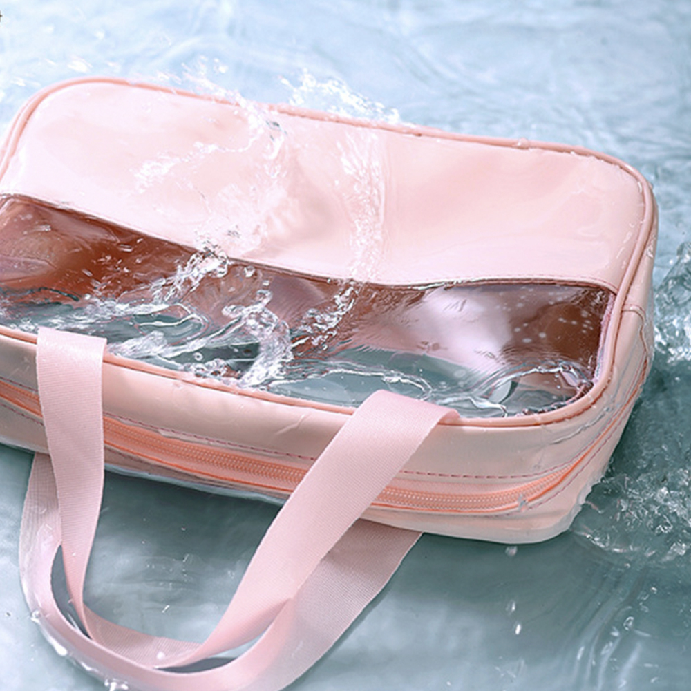 1 Paire De Sacs Simples En Pvc De Couleur Unie Pour Femmes Image5