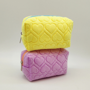 1 Paire De Sacs Simples En Polyester Pour Femmes, Motif Cœur Mignon h5 Image3