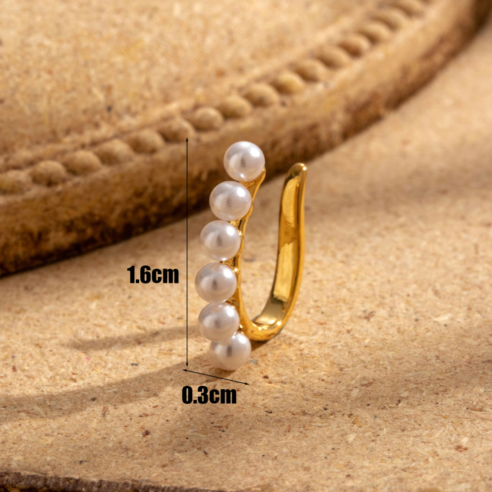 Boucles D'Oreilles Piercing Femme Simple Series Simple Geometric En Cuivre Sans Placage, Ornées De Zircon h5Image6