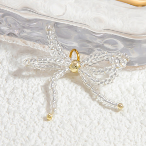 1 Paire De Pendentifs En Verre Pour Femme, Série Romantique, Motif Plante Douce h5 Image10
