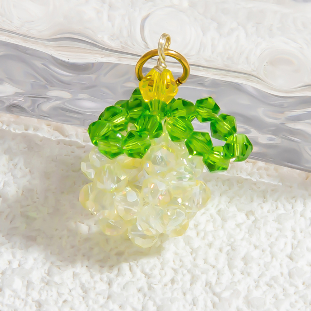 1 Paire De Pendentifs En Verre Pour Femme, Série Romantique, Motif Plante Douce h5Image7