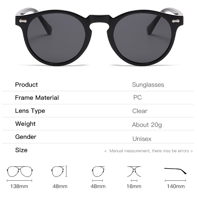 1 Paire De Lunettes De Soleil Rétro En Résine De Couleur Unie Pour Femme, Série Simple h5Image7