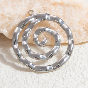 Pendentif Femme Diy Géométrique Vintage En Acier Inoxydable Étanche Couleur Or, 1 Pièce, Série Classique h5 Image6