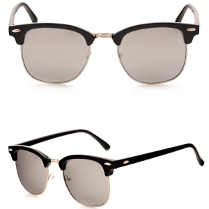 1 Paire De Lunettes De Soleil Simples En Plastique De Couleur Unie Pour Femmes h5 Image5