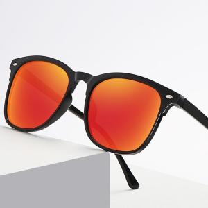 1 Paire De Lunettes De Soleil Simples En Résine De Couleur Unie Pour Femmes h5 Image6