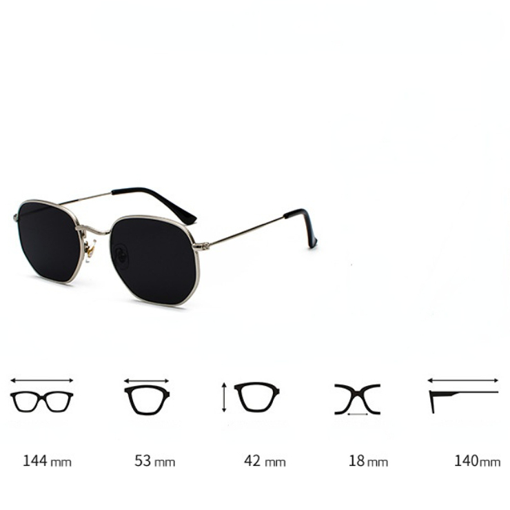 1 Paire De Lunettes De Soleil Unisexes Ccb Décontractées De Couleur Unie De La Série Simple Image7